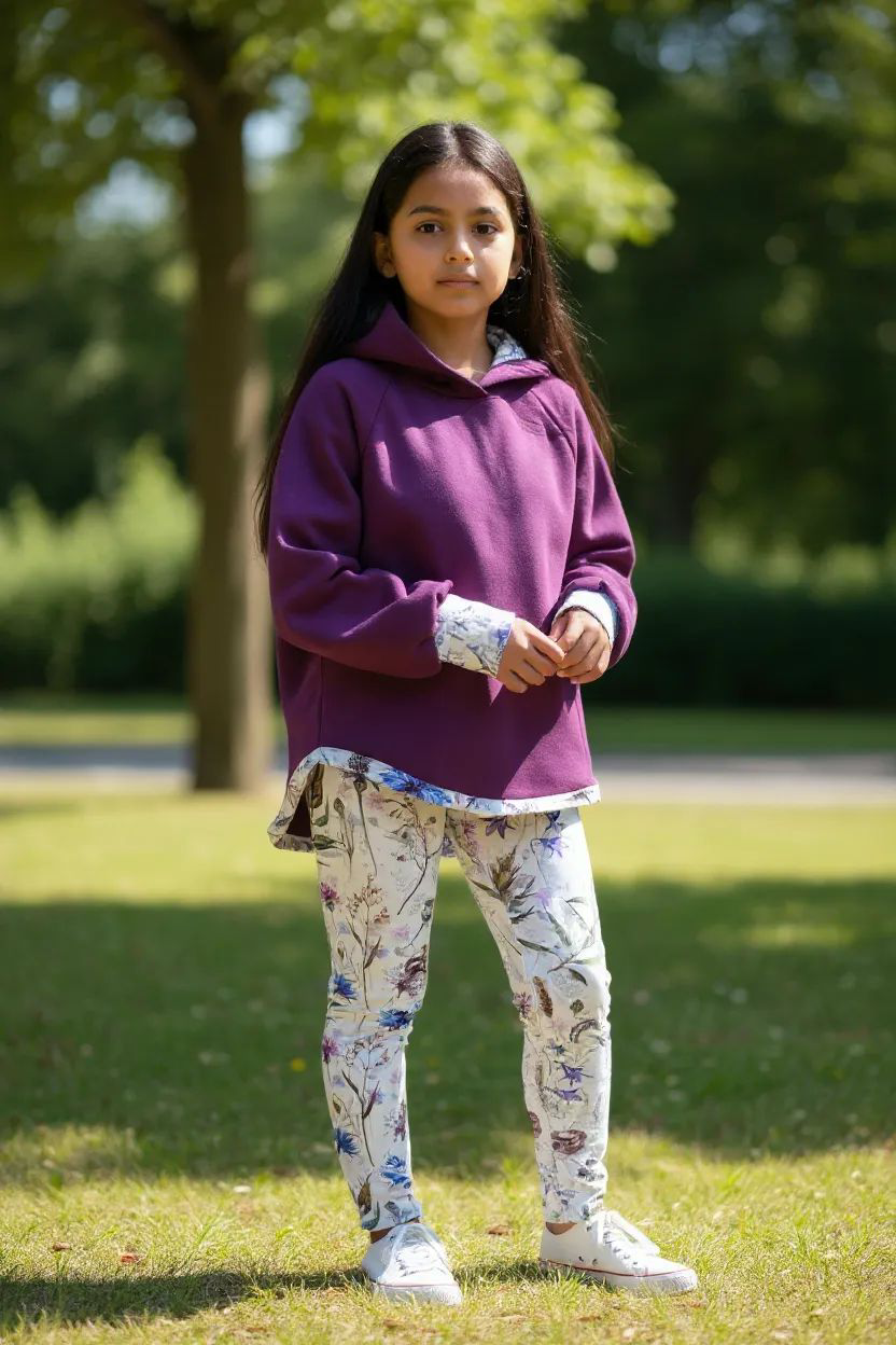 Leśna Jaśminka – dziecięcy zestaw dresowy - obrazek 2