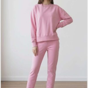 Dres Cukierkowy Róż M Bluza + Cygaretki