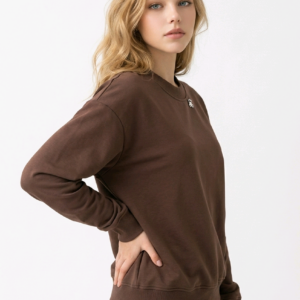 Czekolada oversize’owa bluza damska